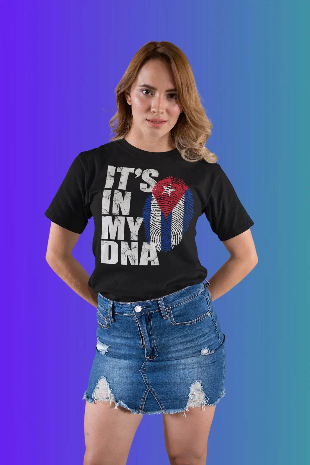 Cuba – It's In My DNA T-Shirt – Cuban Pride Flag Heritage Tee