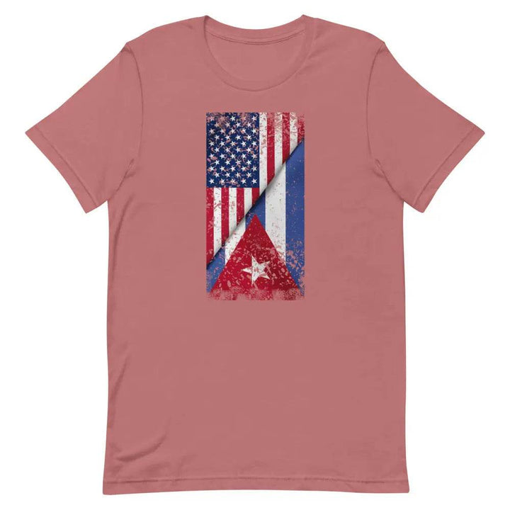 Cuban American Flag T-Shirt – Dual Heritage Cuban/American Pride Tee
