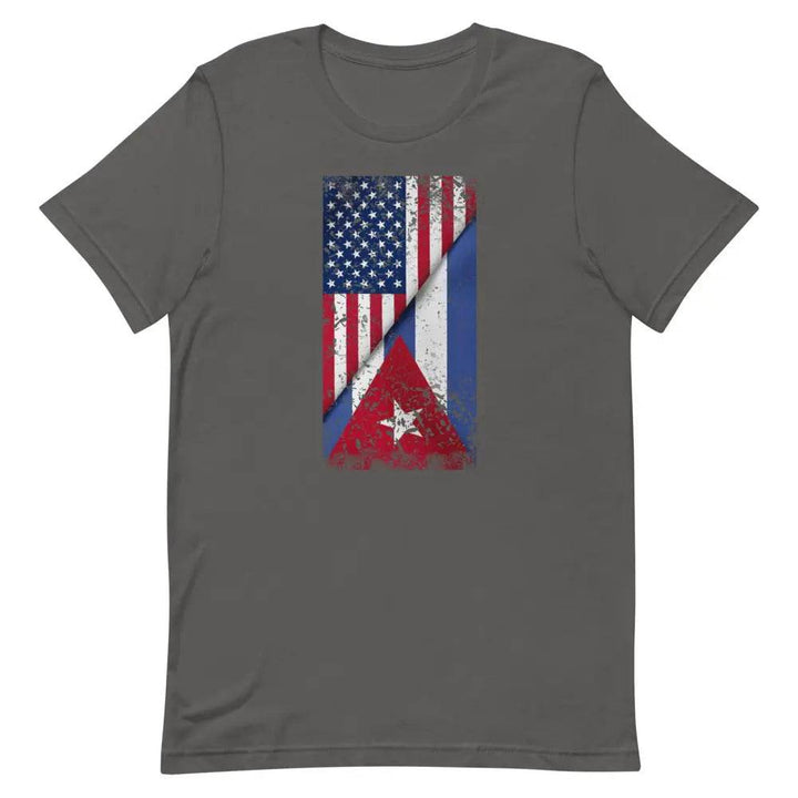 Cuban American Flag T-Shirt – Dual Heritage Cuban/American Pride Tee