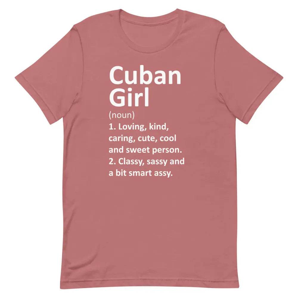 Cuban Girl T-Shirt – Loving Kind Caring Cubanita Tee for Latina Pride &amp; Culture