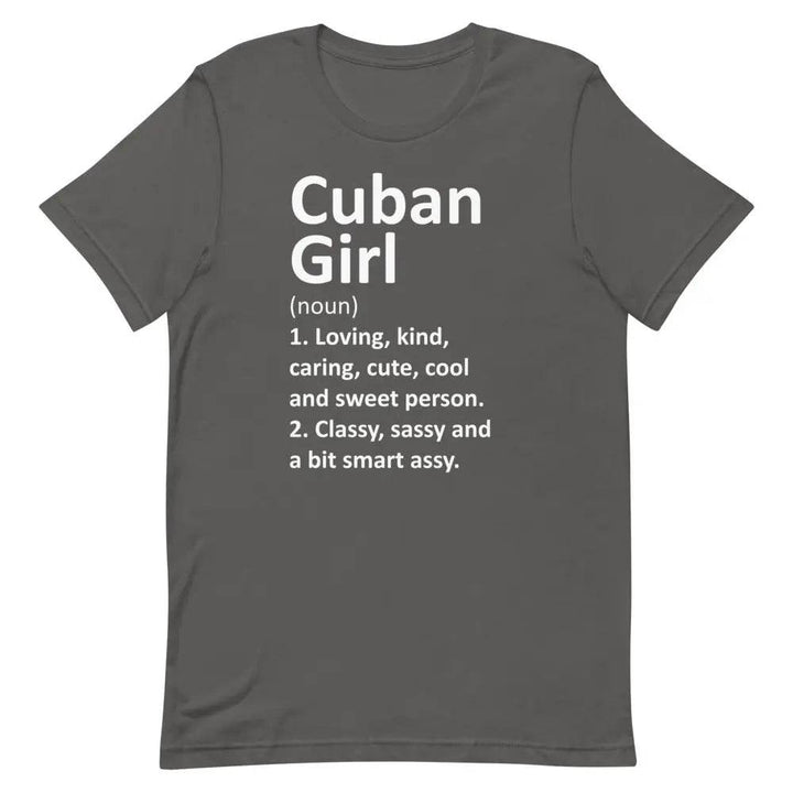 Cuban Girl T-Shirt – Loving Kind Caring Cubanita Tee for Latina Pride &amp; Culture