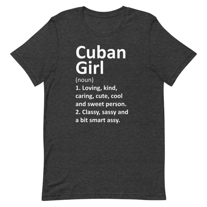 Cuban Girl T-Shirt – Loving Kind Caring Cubanita Tee for Latina Pride &amp; Culture
