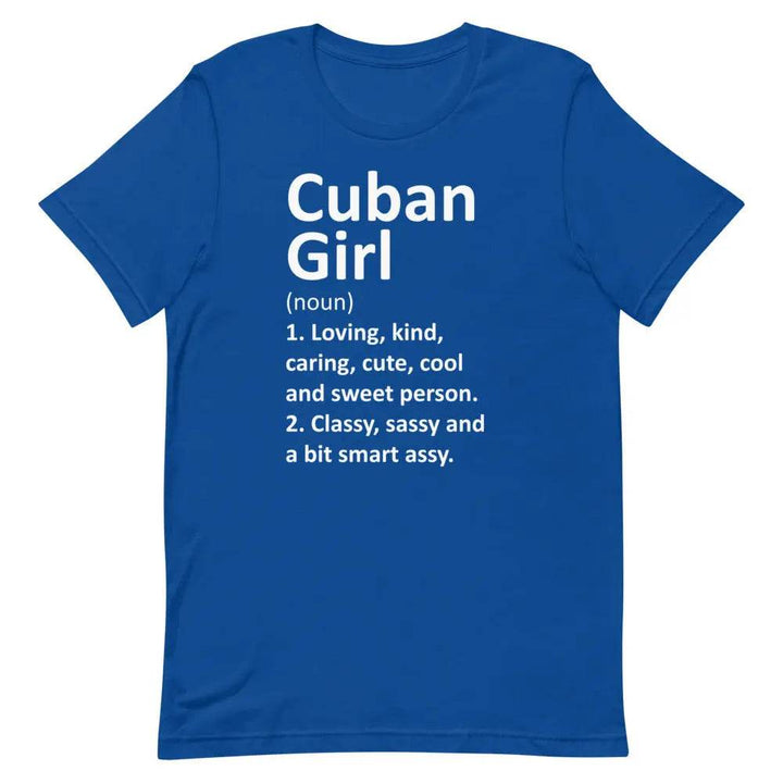 Cuban Girl T-Shirt – Loving Kind Caring Cubanita Tee for Latina Pride &amp; Culture