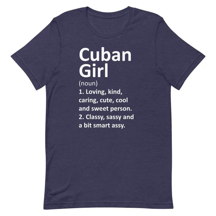 Cuban Girl T-Shirt – Loving Kind Caring Cubanita Tee for Latina Pride &amp; Culture