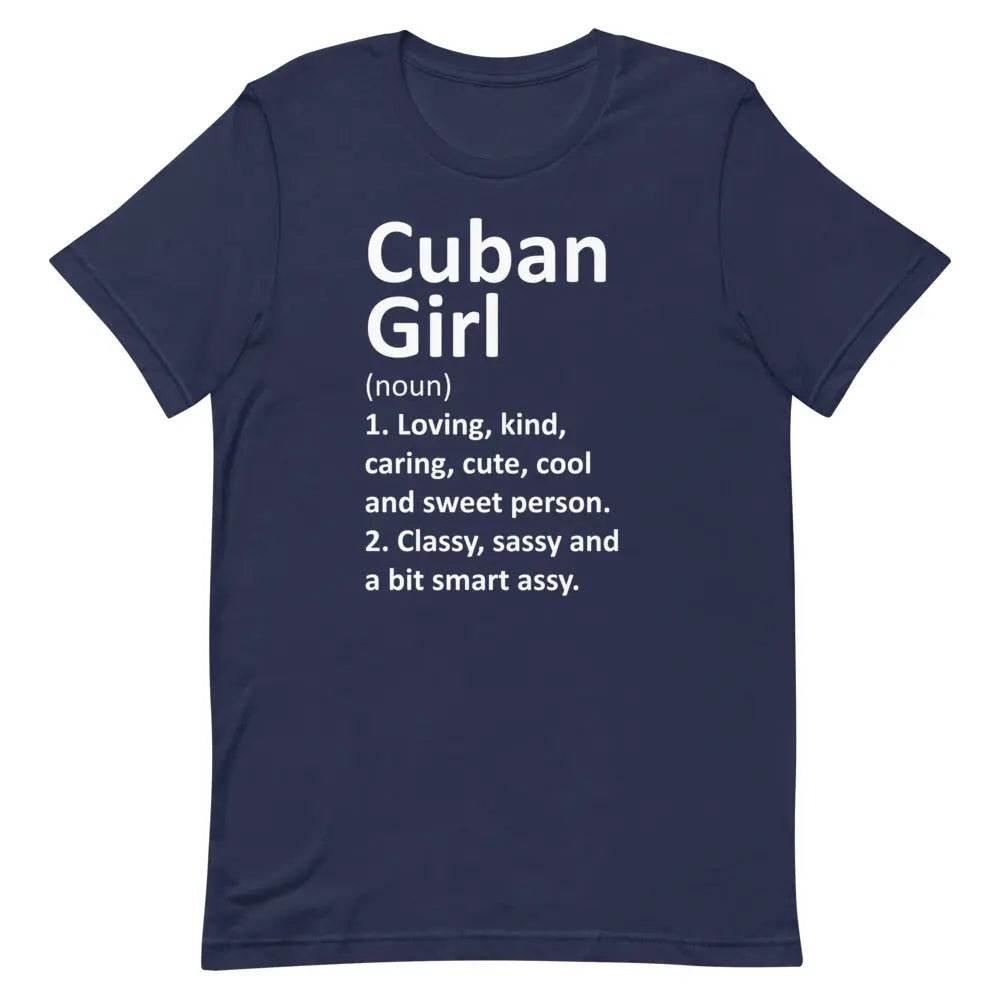 Cuban Girl T-Shirt – Loving Kind Caring Cubanita Tee for Latina Pride &amp; Culture
