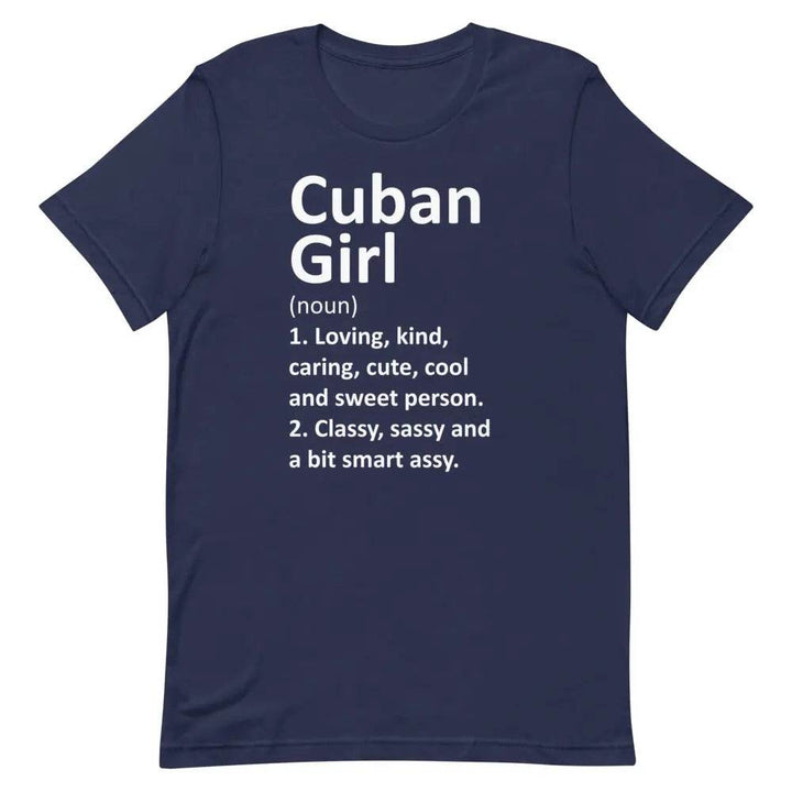 Cuban Girl T-Shirt – Loving Kind Caring Cubanita Tee for Latina Pride &amp; Culture