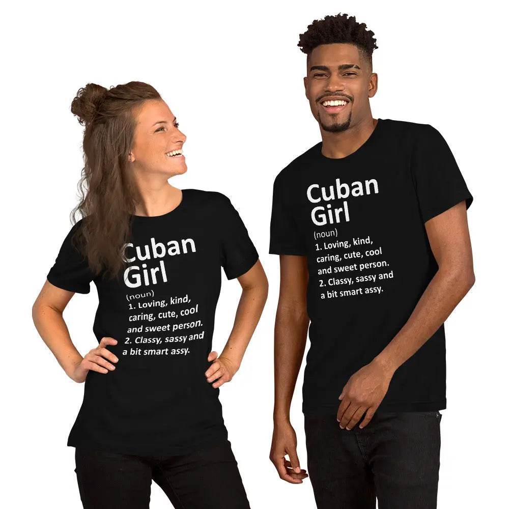 Cuban Girl T-Shirt – Loving Kind Caring Cubanita Tee for Latina Pride &amp; Culture