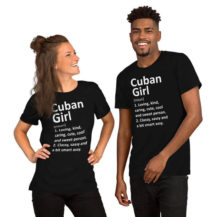 Cuban Girl T-Shirt – Loving Kind Caring Cubanita Tee for Latina Pride &amp; Culture