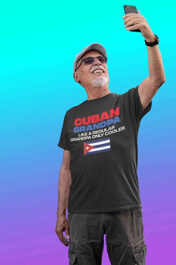 Cuban Grandpa T-Shirt – Funny Abuelito Gift Tee for Cool Cuban Grandfathers