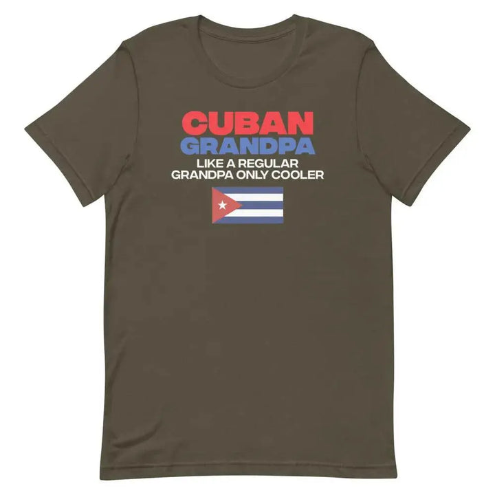 Cuban Grandpa T-Shirt – Funny Abuelito Gift Tee for Cool Cuban Grandfathers