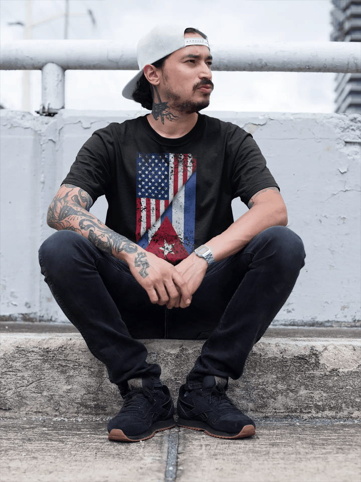 Cuban/American Flag! - Short-sleeve unisex t-shirt - Miami 305 Shirts