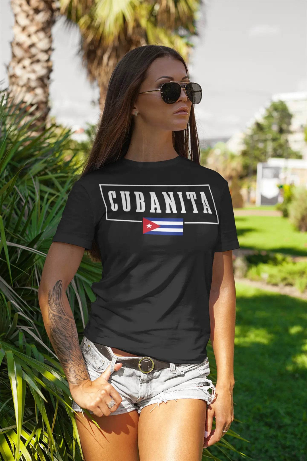 Cubanita T-Shirt – Cute Cuban Girl Tee for Latina Pride & 305 Style