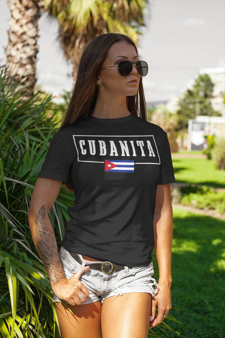 Cubanita T-Shirt – Cute Cuban Girl Tee for Latina Pride &amp; 305 Style