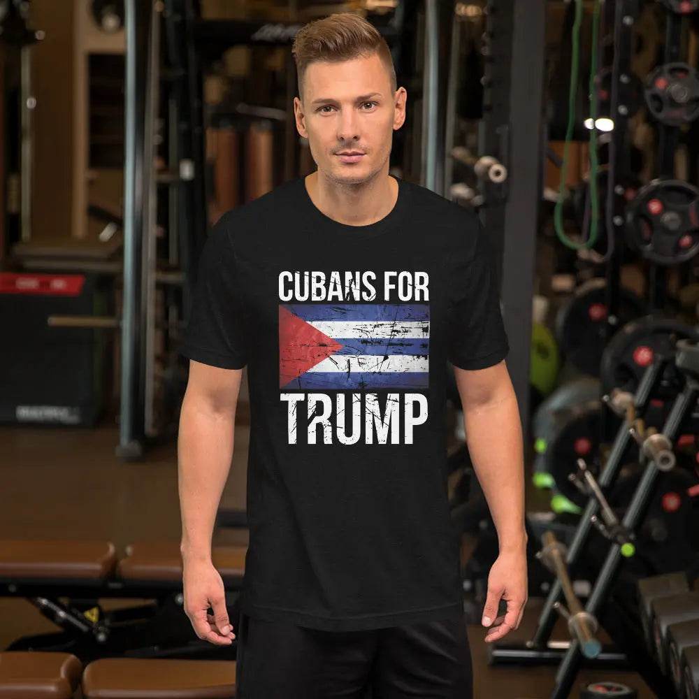Cubans for Trump T-Shirt – Conservative Latino MAGA Unisex Tee for Men &amp; Women