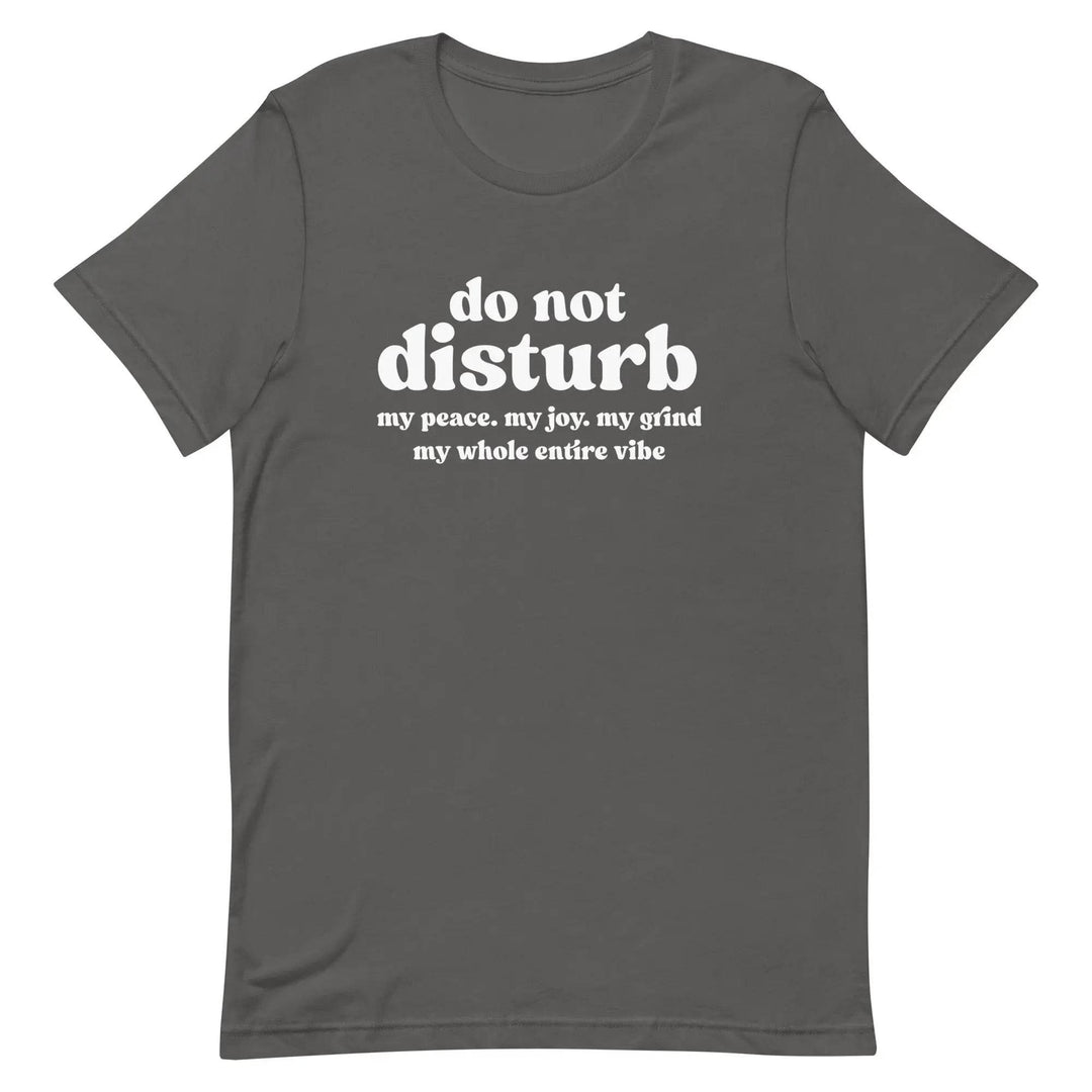 “Do Not Disturb” Self-Care Unisex T-Shirt – Protect Your Peace Tee