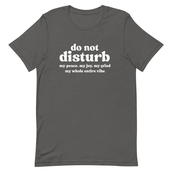 “Do Not Disturb” Self-Care Unisex T-Shirt – Protect Your Peace Tee