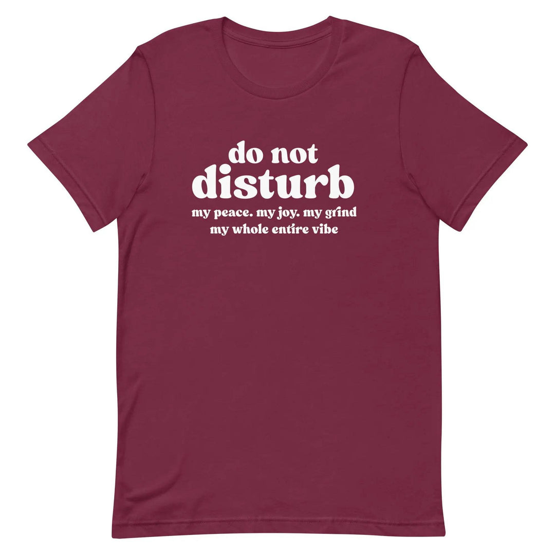 “Do Not Disturb” Self-Care Unisex T-Shirt – Protect Your Peace Tee