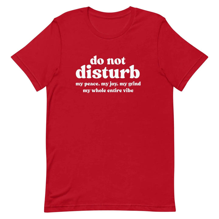 “Do Not Disturb” Self-Care Unisex T-Shirt – Protect Your Peace Tee