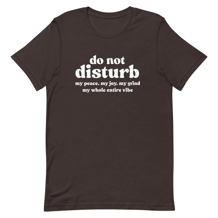 “Do Not Disturb” Self-Care Unisex T-Shirt – Protect Your Peace Tee