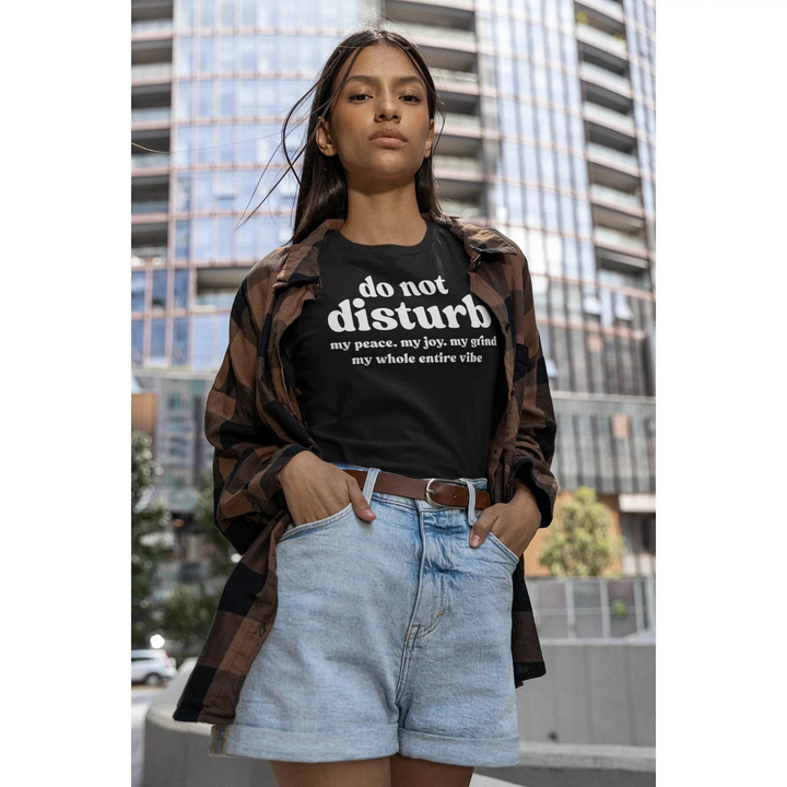 “Do Not Disturb” Self-Care Unisex T-Shirt – Protect Your Peace Tee