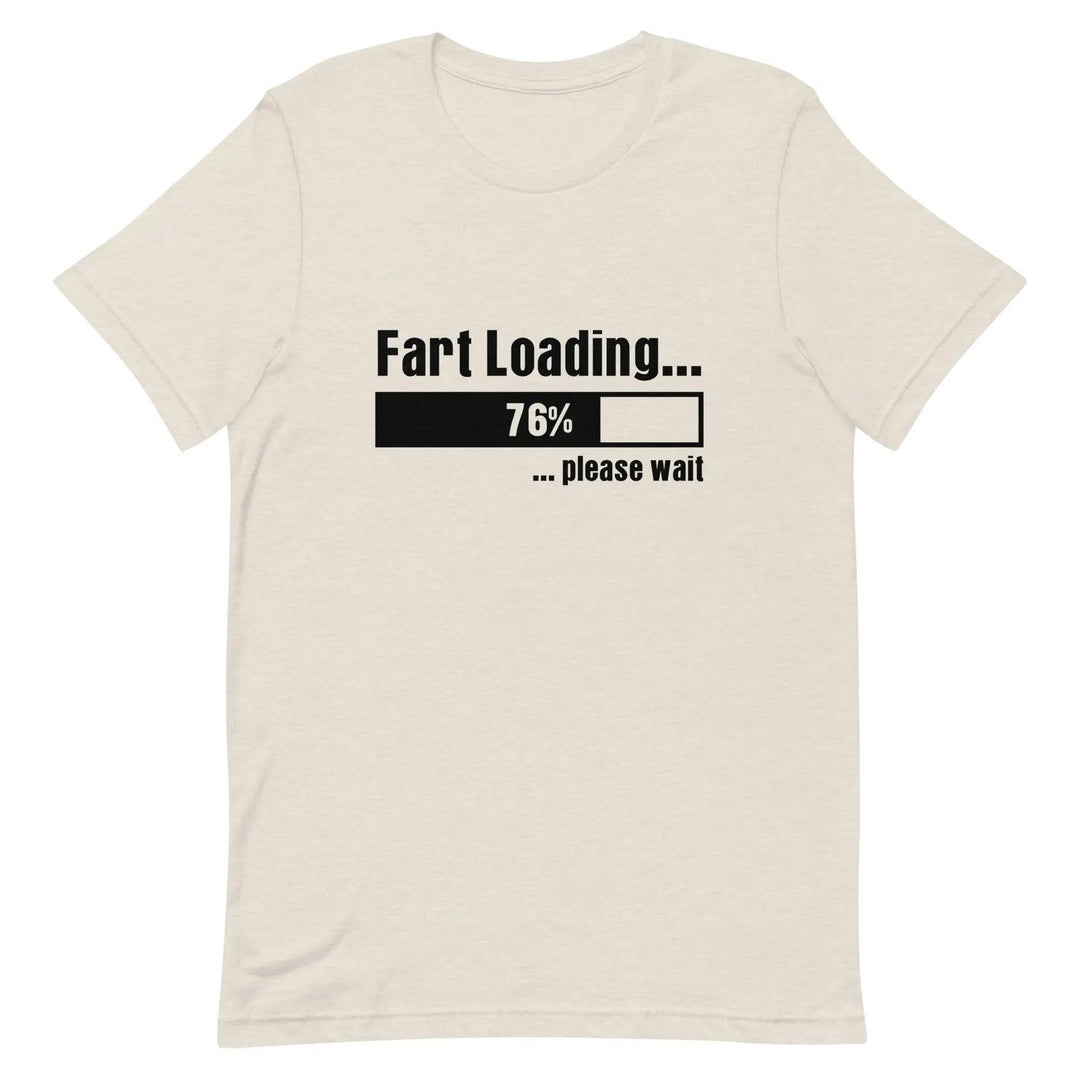 Funny “Fart Loading… Please Wait” Unisex T-Shirt – Gag Gift Tee