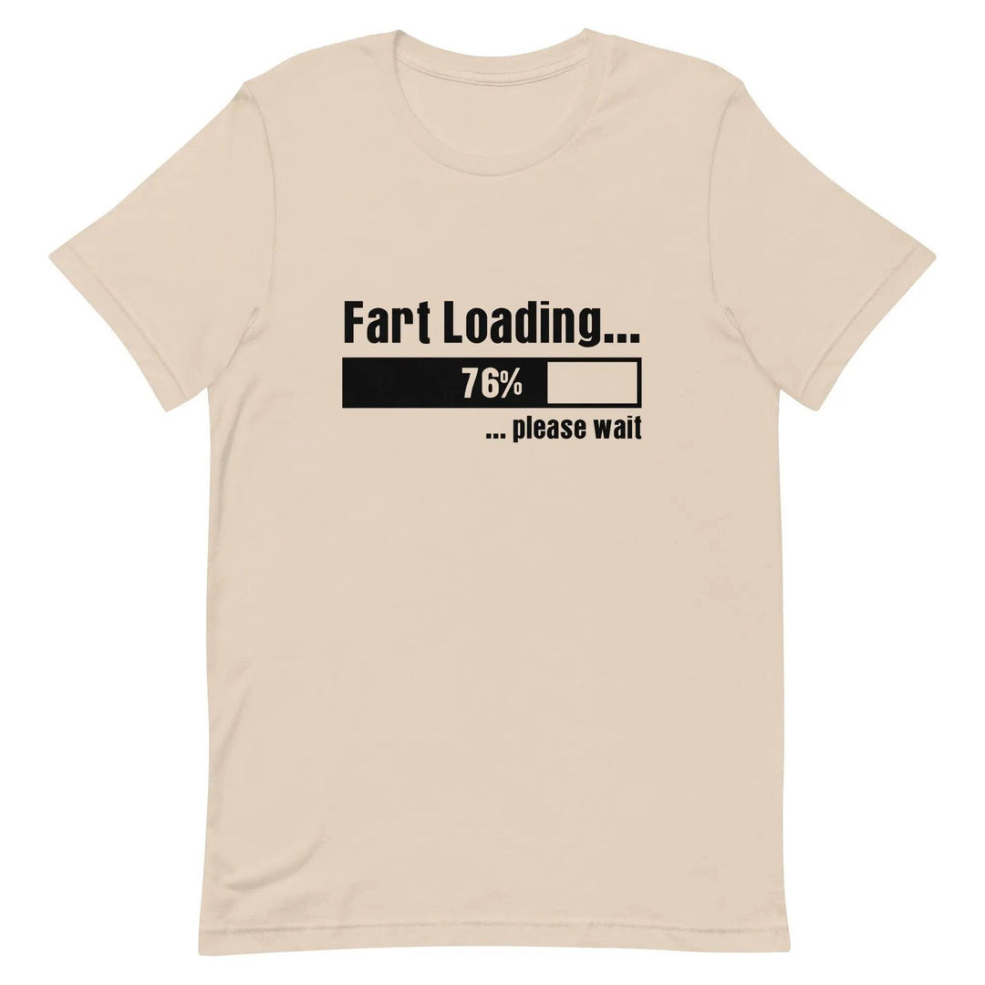 Funny “Fart Loading… Please Wait” Unisex T-Shirt – Gag Gift Tee