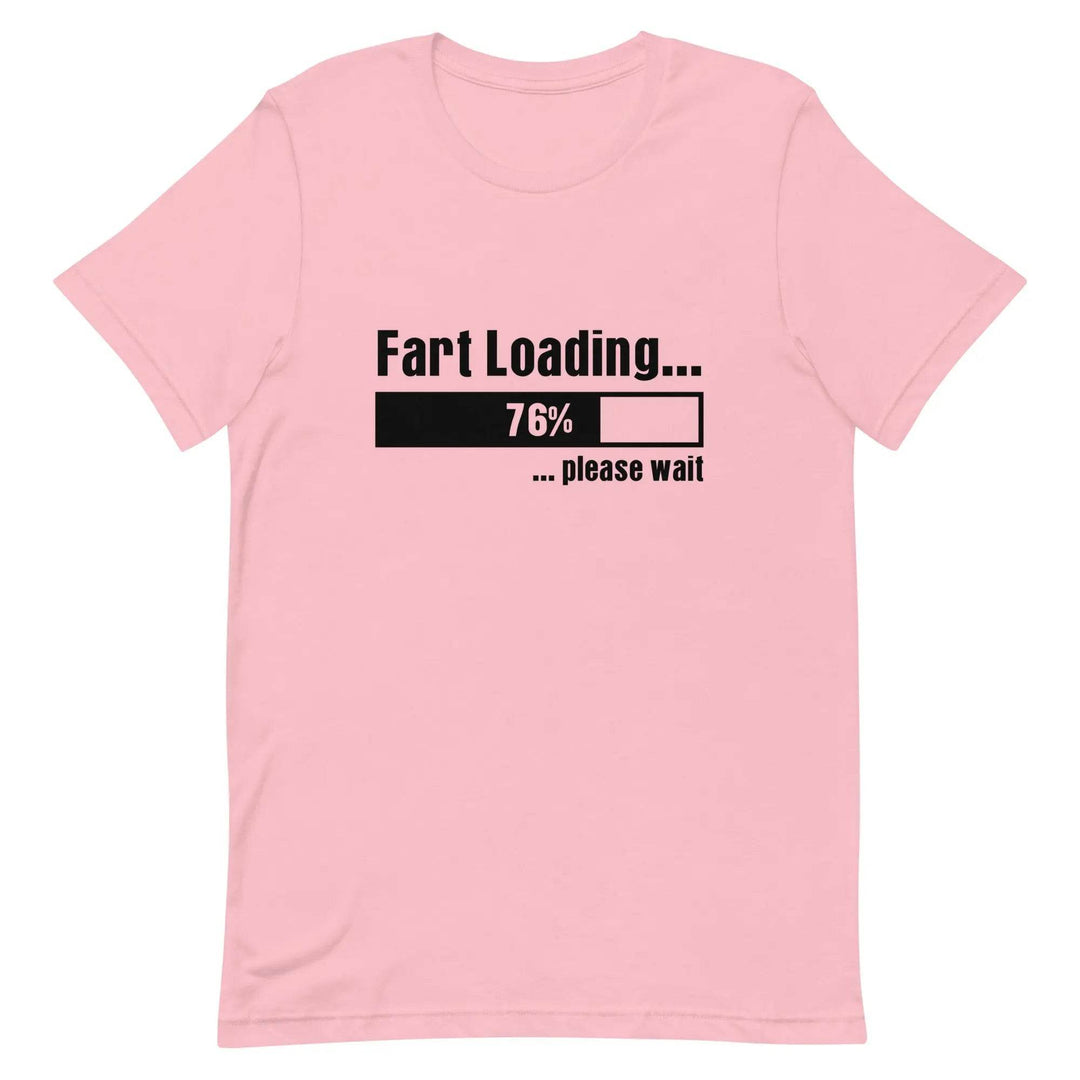Funny “Fart Loading… Please Wait” Unisex T-Shirt – Gag Gift Tee