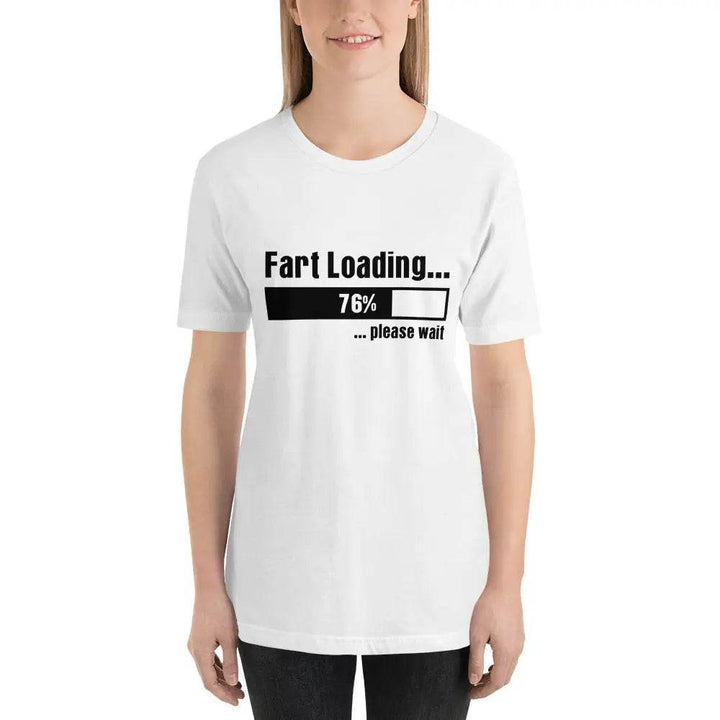 Funny “Fart Loading… Please Wait” Unisex T-Shirt – Gag Gift Tee