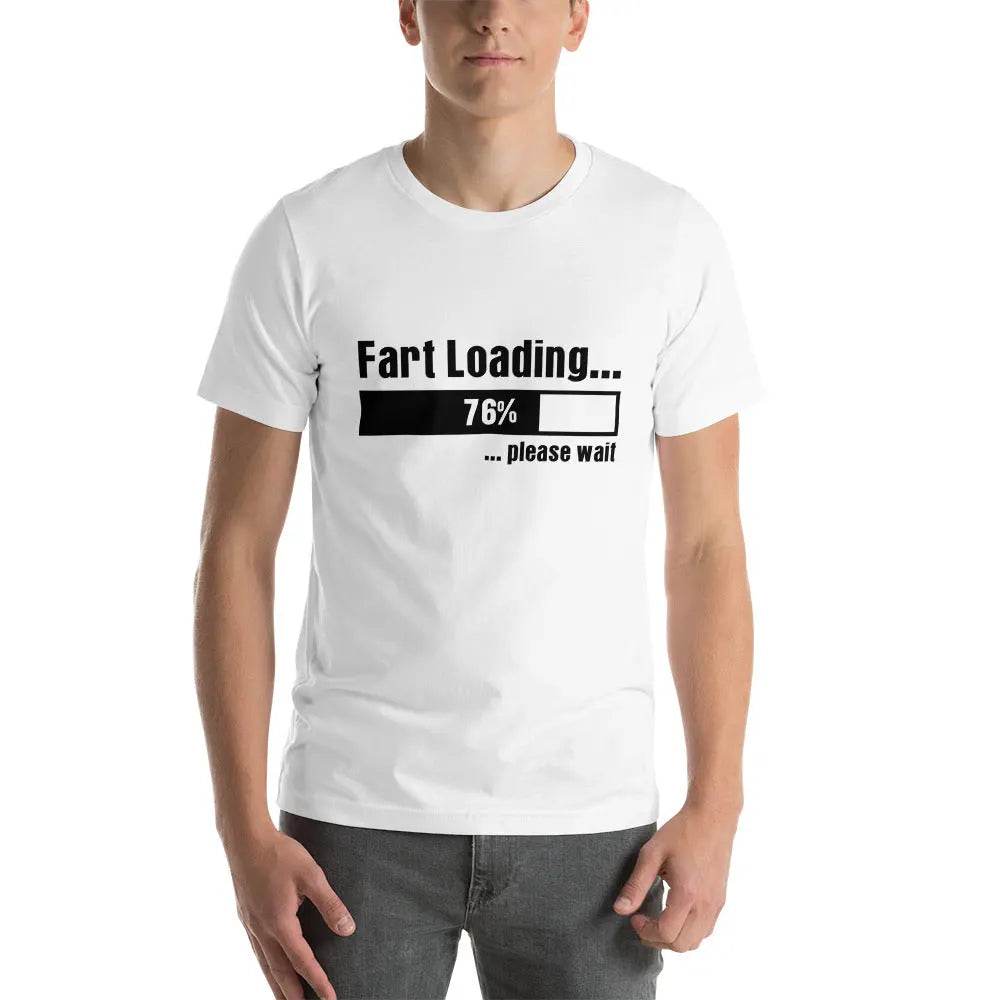Funny “Fart Loading… Please Wait” Unisex T-Shirt – Gag Gift Tee