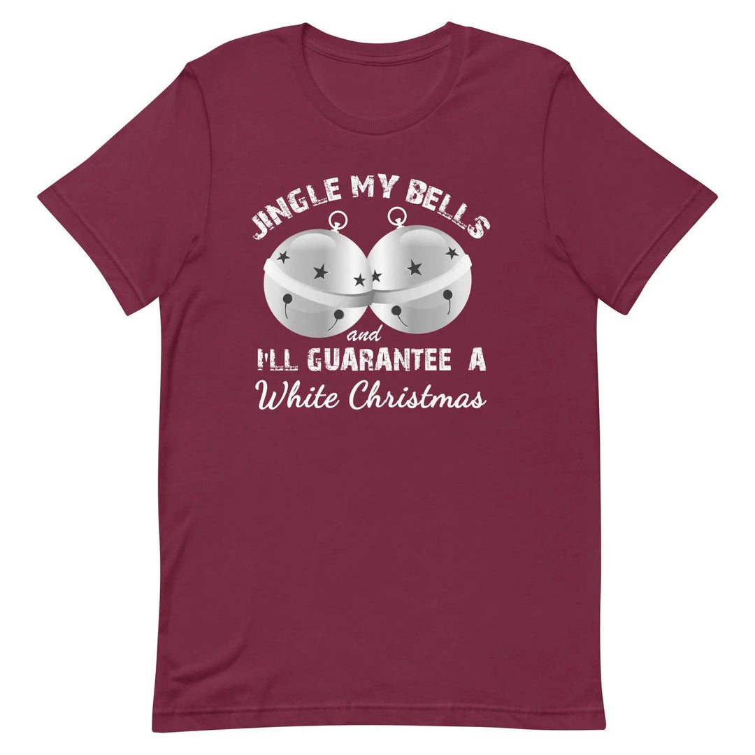 Funny “Jingle My Bells” Naughty Christmas T-Shirt – Adult Holiday Humor Tee for Men &amp; Women