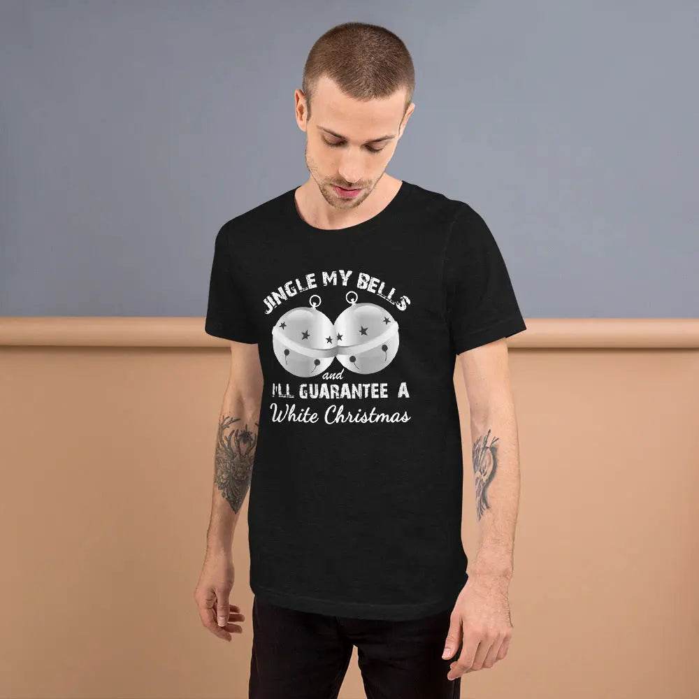 Funny “Jingle My Bells” Naughty Christmas T-Shirt – Adult Holiday Humor Tee for Men & Women