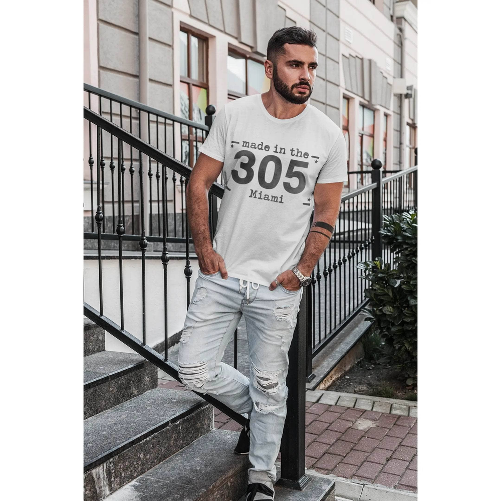 Made in the 305 Miami T-Shirt – Miami Born & Raised Streetwear Tee for Locals