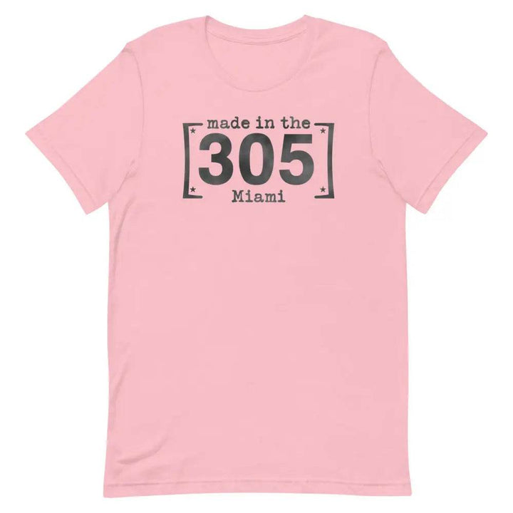 Made in the 305 Miami T-Shirt – Miami Born &amp; Raised Streetwear Tee for Locals
