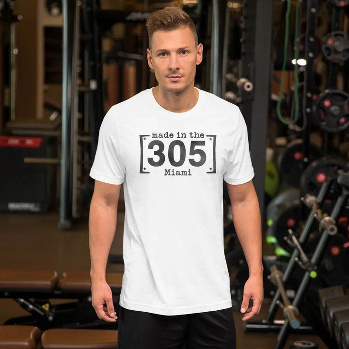 Made in the 305 Miami T-Shirt – Miami Born &amp; Raised Streetwear Tee for Locals