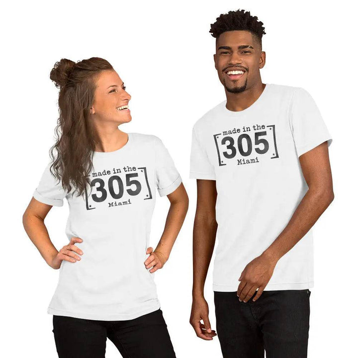 Made in the 305 Miami T-Shirt – Miami Born &amp; Raised Streetwear Tee for Locals