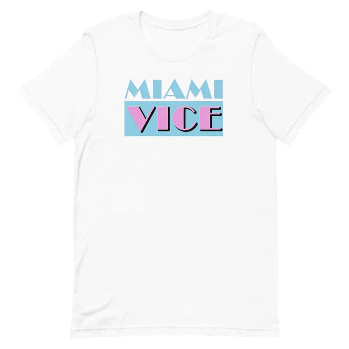 Miami Vice T-Shirt – Retro 80s Vintage Miami Aesthetic Tee for Men &amp; Women