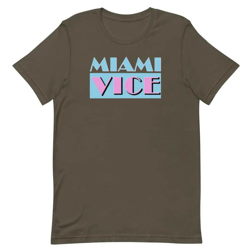 Miami Vice T-Shirt – Retro 80s Vintage Miami Aesthetic Tee for Men &amp; Women