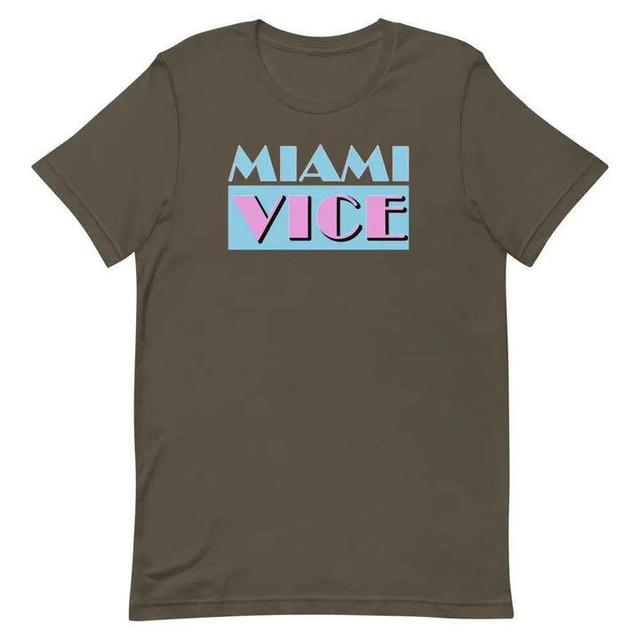 Miami Vice T-Shirt – Retro 80s Vintage Miami Aesthetic Tee for Men &amp; Women