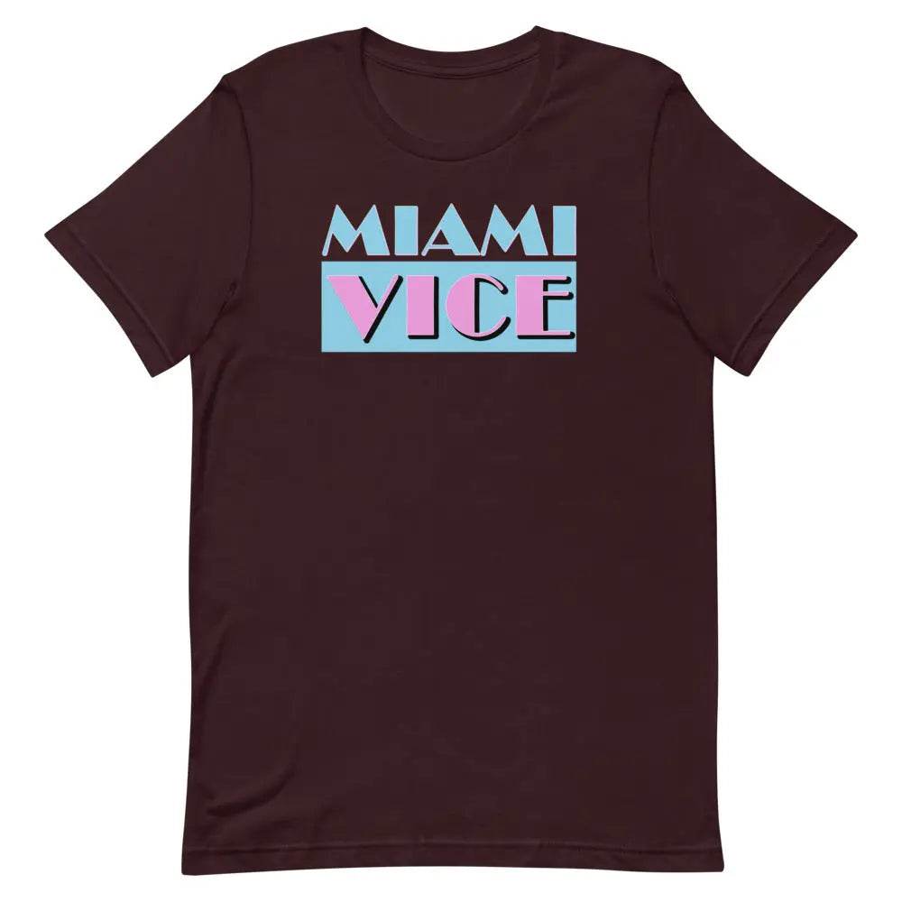 Miami Vice T-Shirt – Retro 80s Vintage Miami Aesthetic Tee for Men &amp; Women