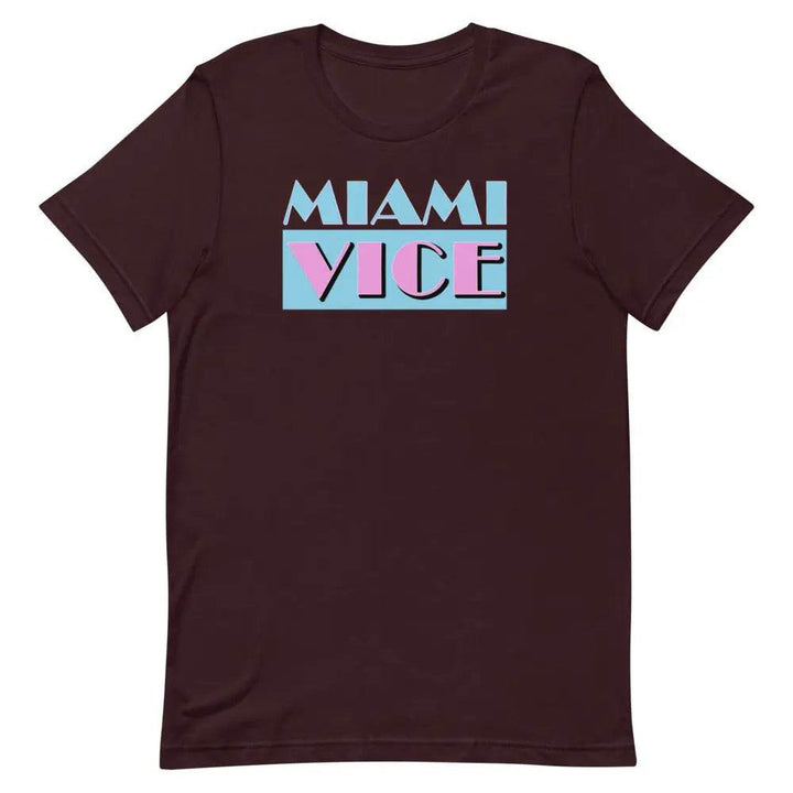 Miami Vice T-Shirt – Retro 80s Vintage Miami Aesthetic Tee for Men &amp; Women