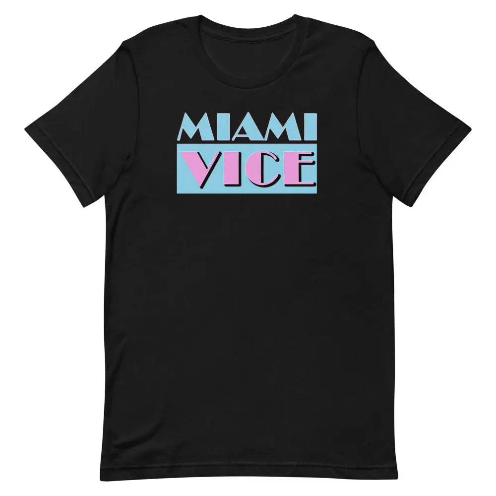 Miami Vice T-Shirt – Retro 80s Vintage Miami Aesthetic Tee for Men & Women