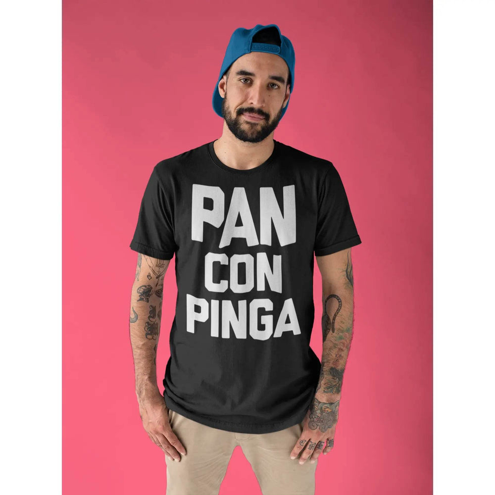 Pan con Pinga Cuban Slang T-Shirt – Funny Latin Humor & Spanglish Attitude Tee for Men & Women