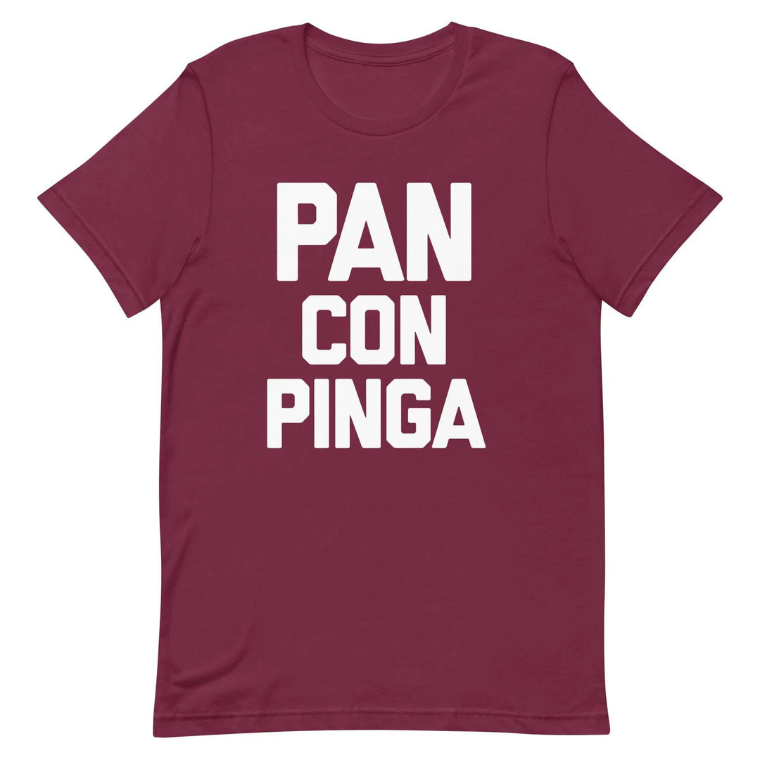 Pan con Pinga Cuban Slang T-Shirt – Funny Latin Humor &amp; Spanglish Attitude Tee for Men &amp; Women
