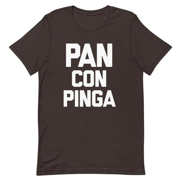 Pan con Pinga Cuban Slang T-Shirt – Funny Latin Humor &amp; Spanglish Attitude Tee for Men &amp; Women