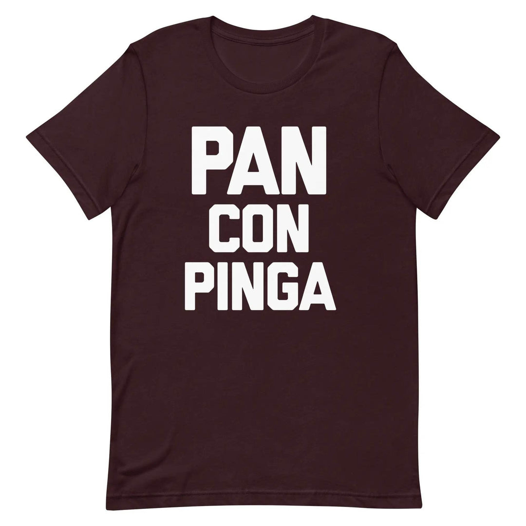 Pan con Pinga Cuban Slang T-Shirt – Funny Latin Humor &amp; Spanglish Attitude Tee for Men &amp; Women