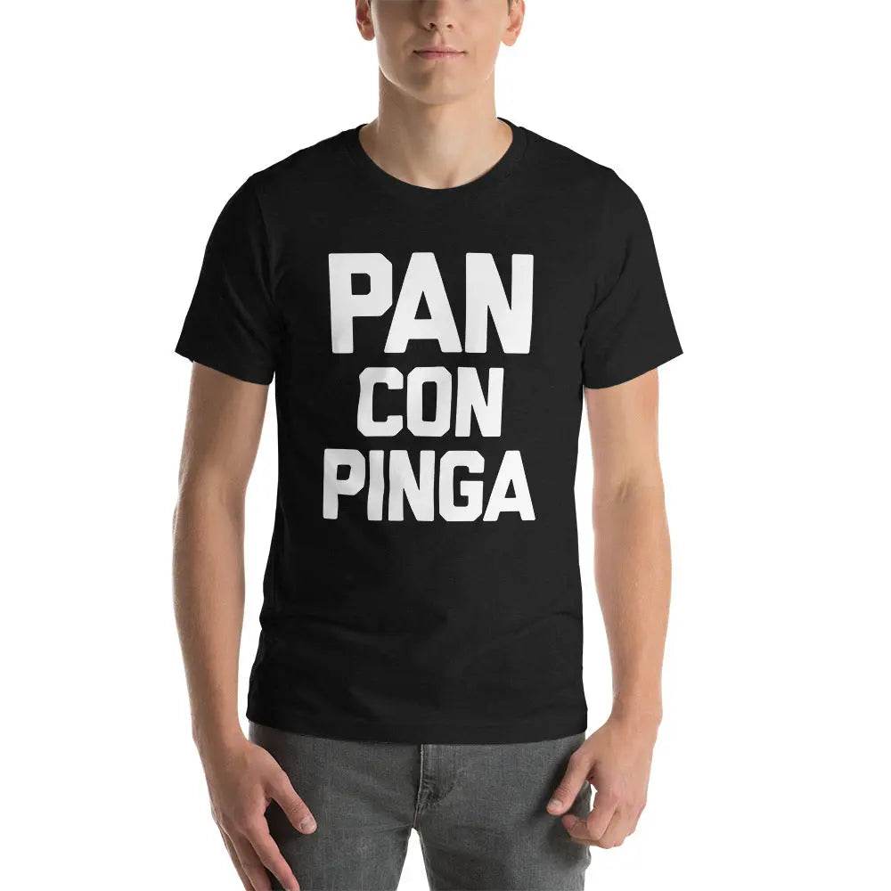 Pan con Pinga Cuban Slang T-Shirt – Funny Latin Humor &amp; Spanglish Attitude Tee for Men &amp; Women