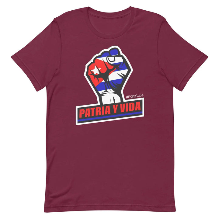 Patria y Vida Cuban Protest T-Shirt – Anti-Communist Freedom Tee for Men &amp; Women