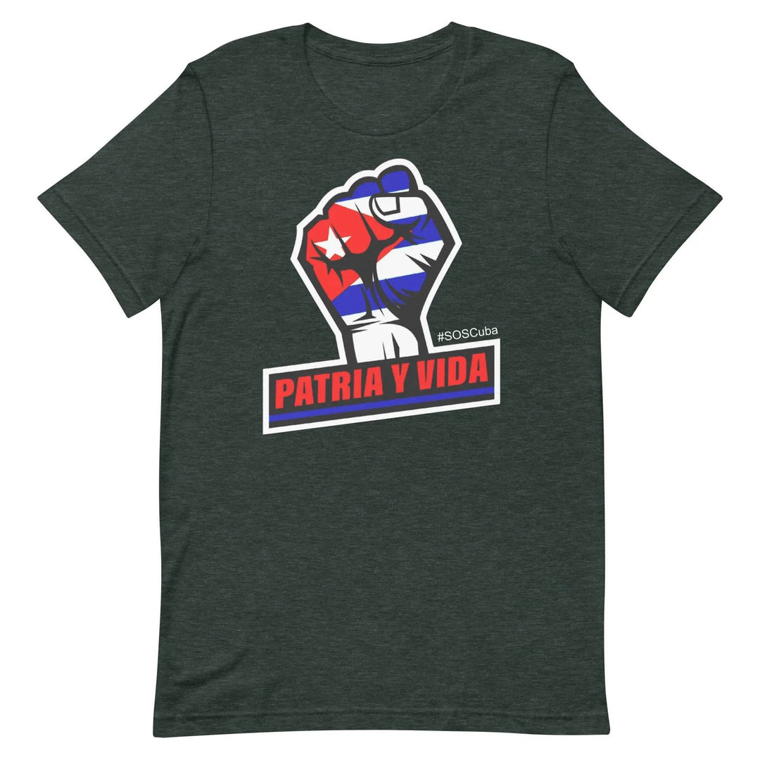 Patria y Vida Cuban Protest T-Shirt – Anti-Communist Freedom Tee for Men &amp; Women