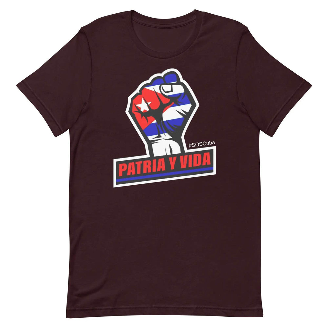 Patria y Vida Cuban Protest T-Shirt – Anti-Communist Freedom Tee for Men &amp; Women