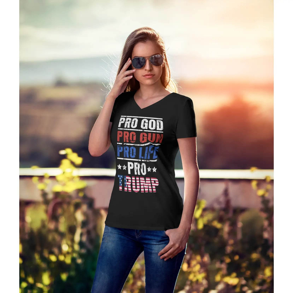 Pro God Pro Trump Shirt – Conservative Christian Patriotic Tee for Men & Women